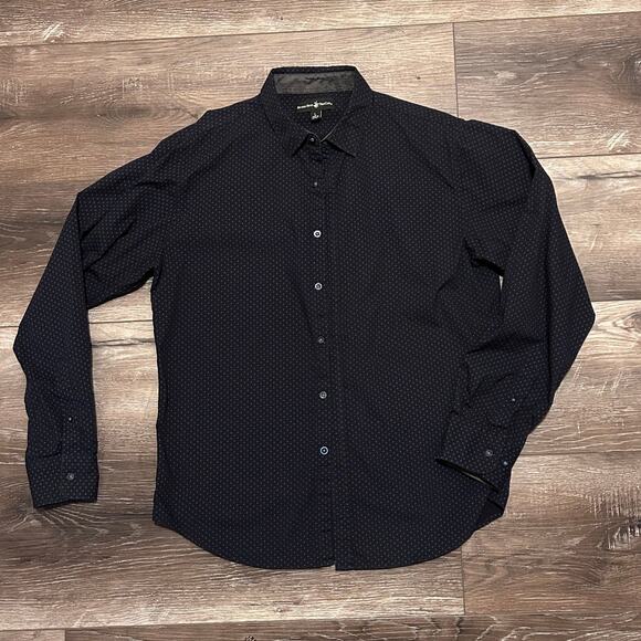 Beverly Hills Polo Club Men's Long Sleeve Shirt Button Down, Size Large - Picture 1 of 5